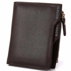 BEST Dompet IMPOR Bogesi 836 RENDAH Style Elegan Pria Wanita Clutch Wallet - COKLAT