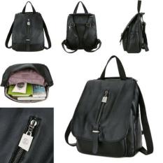 BEST SELLER Qt1434black Ransel TAS IMPORT WANITA MURAH KOREA STYLE