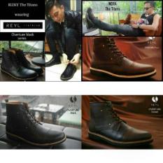 BEST SELLER !! Sepatu Kulit Safety Keren / Sepatu Boot Di Pakai Artis / Sepatu Original Bandung