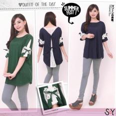 Big Agnes Brukat Cantik Baju Atasan Wanita Bigsize Jumbo Spandex Rayon