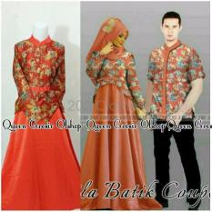 BIG SALE QUEEN Sarimbit Nabila 2 Couple Batik Sarimbit Keluarga Couple Muslim Murah
