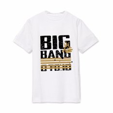 BIGBANG Korean Oversize T-shirt Unisex G-dragon Pasangan Laki-laki Berwarna Putih-Intl