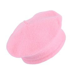 Bigood Anak-anak Beanie Wool Bahasa Perancis Beret Anak Perempuan Artis Hat Pink-Intl