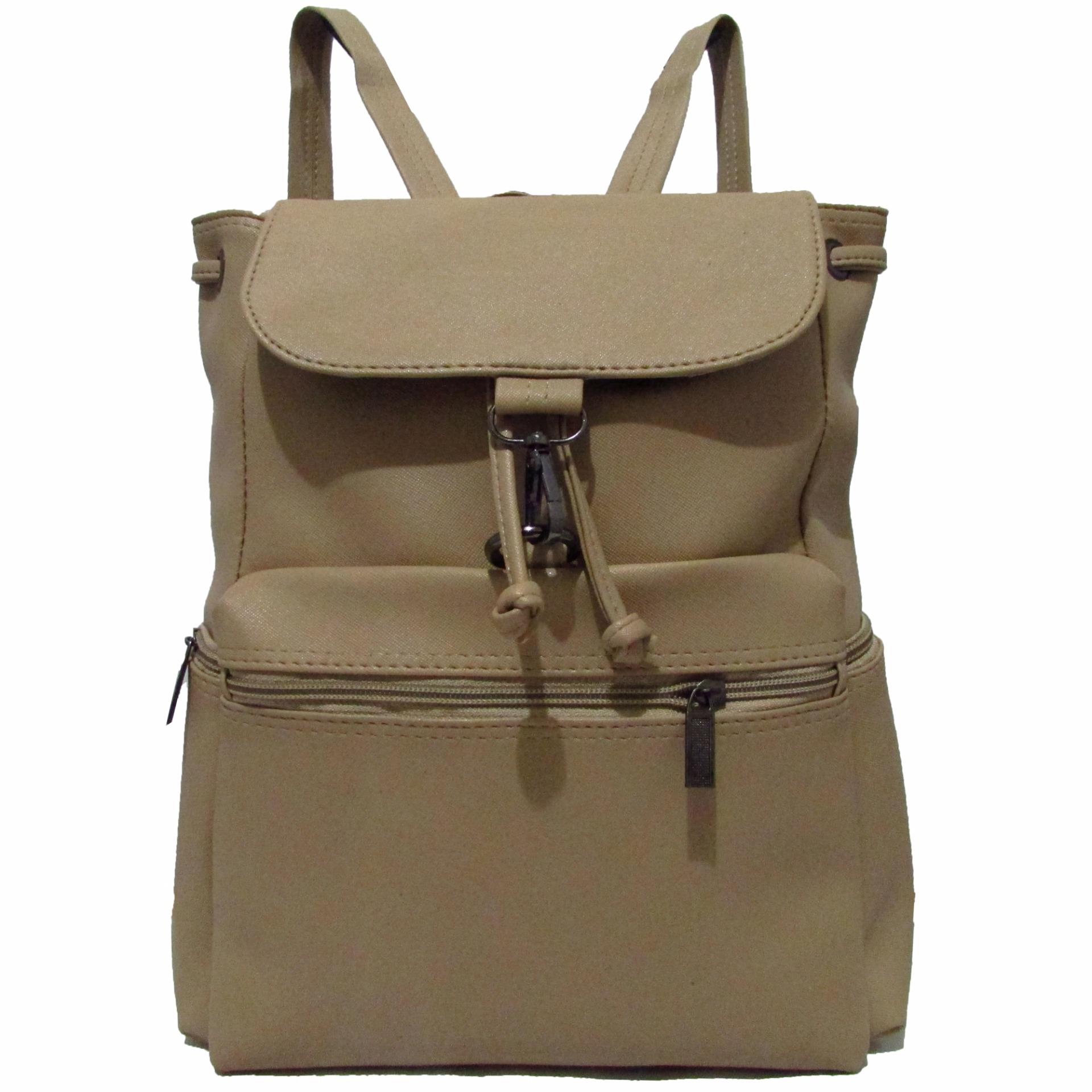 Bils Promo Tas Ransel Wanita,Tas Gemblok Wanita 003 - Cream