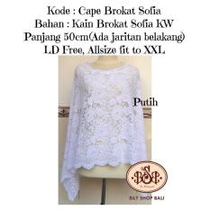 BILY SHOP BALI Cape Brukat Brokat Broklat Atasan Blouse Kebaya Outerwear Luaran Muslim