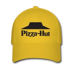 Bin Baru Menakjubkan Uniseks Pizza Hut Logo Vektor Modis Kapas Bisbol Tutup Kasual Bertali Belakang Topi-Internasional