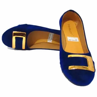 Binev Sepatu Slip On Wanita Develop 0010 - Blue