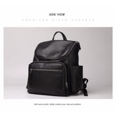 BISON DENIM-Genuine Leather Camera Bag Men Large Backpack 13