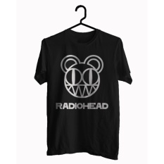 BKSPC - Kaos / T-shirt Band Radiohead - Pria dan Wanita - Hitam