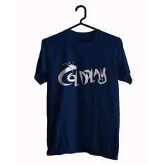 BKSPC - Kaos / Tshirt Band COLDPLAY - Pria dan Wanita - Biru Dongker