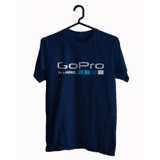 BKSPC - Kaos / Tshirt Gopro - Pria dan Wanita - Biru Dongker