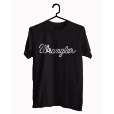 BKSPC - Kaos WRANGLER Pria dan Wanita - Hitam