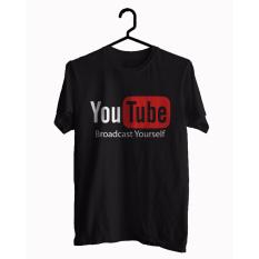 BKSPC Kaos Youtube Pria dan Wanita - Hitam