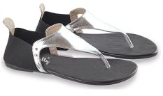Blackkelly LDG 937 Sandal Flat Wanita PU-PVC Sol Karet Bagus (Hitam Silver)