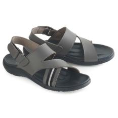 Blackkelly LFG 328 Sandal Casual Anak Laki-Laki - Pu-Pvc - Tpr - Keren Dan Nyaman Di Pakai(Abu Kombinasi)