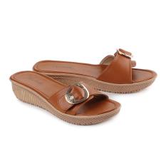 Blackkelly Sepatu Sandal Wedges Wanita Bahan PU-PVC - LAN 310