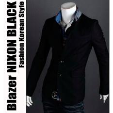 BLAZER BLACK COCO Blazer Jas Casual Koko Jasko Model baru Pria Cowok