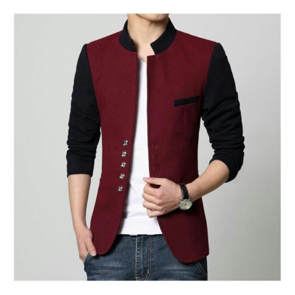BLAZER RAIN MAROON