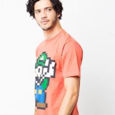 Bloop Tshirt BLP-OG023 Pixel Luigi Peach