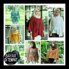 Blouse clove batwing tali bahan terbaik / baju cewe / baju wanita / baju tali pita / baju xl besar