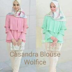 Blus Hijab Murah / Atasan Muslim Wanita Terbaru : Cassandra Blouse