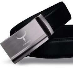 Boboky COWATHER 2017 Luxury Mens Automatic Buckle Strap Belt Top Cow Genuine Leather Alloy Buckle Belts For Men Lelaki Automatik Gancu Tali Pinggang BOILBC (Color:As First Picture) - intl