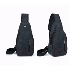 Bodypack Sling Bag Tas Fashion Slempang Pria - Black