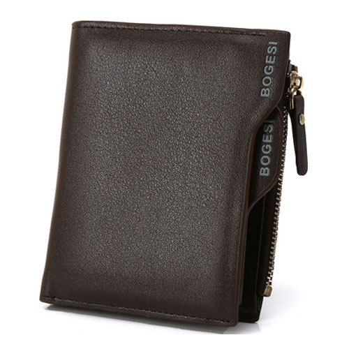 Bogesi Dompet Pria Batam Branded Kulit Model Terbaru PU Synthethic Leather Men's Wallet