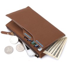 BOGESI Men Dompet Pria Import Batam Branded Model Terbaru Kulit Wallet With phone and Coin Bag Man Purse Color - Cokelat