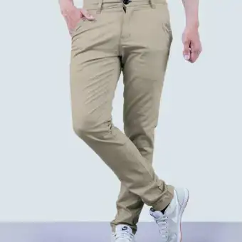 Bohel Celana Panjang Pria Cino Super Premium Skinny Regular Sliem - Khaki[Mocca