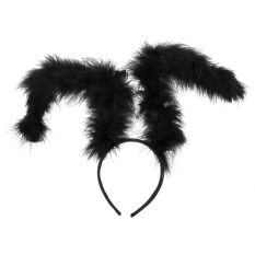 Hitam Krem Bando Bulu 1920s Gatsby Kesemarakan Kostum 