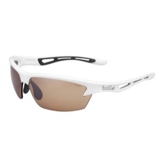 Bolle Bolt Sunglasses, Shiny White/Gray, Modulator V3 Golf oleo AF - intl