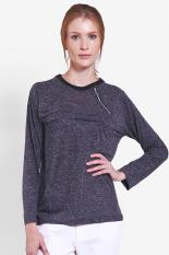 Boontie Apparel Women Clothing Tops Blouses & Shirts Wanita Busana Atasan Blus & Kemeja Grey Abu-abu Diskon discount murah bazaar baju celana fashion brand branded