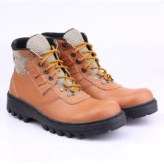 Boot Kulit Pria RI 010 (Safety Shoes, Sepatu Boot Cowok, Sepatu Boot Kulit, Sepatu Cibaduyut, Sepatu Boot Bandung)
