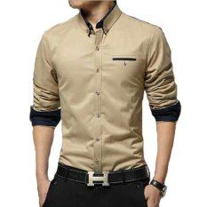 Bosbaju Kemeja Pria Vicky - khaky