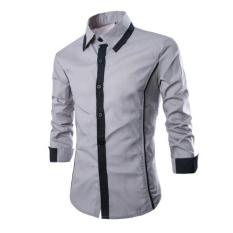 Bosbaju Kemeja Kerja Roger Alonzo - Grey