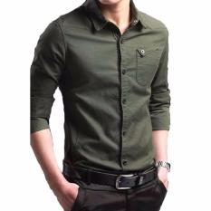 Bosbaju Kemeja Lengan Panjang Miller Army