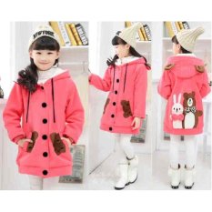 Bosbaju Sweater anak Bunny - Peach