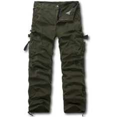 Boutique Pria Pants Hot Eropa dan Amerika Besar Ukuran untuk Pria (hijau Tentara)-Intl
