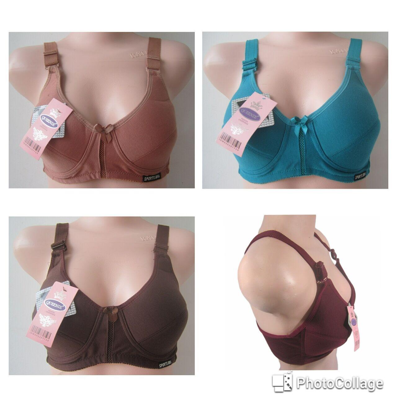 Bra / BH Wanita Tanpa Kawat Ukuran Besar (Big / Jumbo Size)