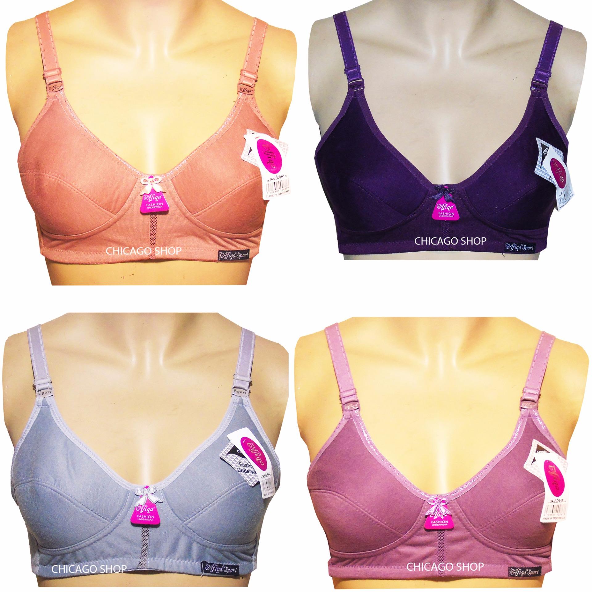 Bra Wanita Cotton 01 – Paket isi 4 Pcs