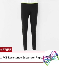 Merek Fashion Skinny Sporting Betis-panjang Celana Workout Fitness Legging Pinggang Tinggi Celana untuk Wanita-Intl
