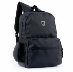 Branded Grc-Tas Kerja Sekolah Pria-Anak Remaja Kuliah Hitam Keren