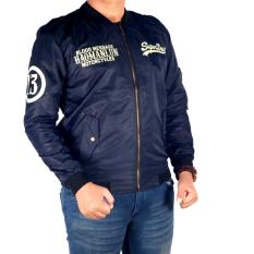 BSG_Fashion1 Jaket Bomber Navy Super dry/Jaket Bomber Tentara/Jaket Bomber Murah/Jaket Bomber Import/Bomber Pilot/Bomber Polos/Bomber Pria/Bomber Wanita/Bomber Uni sex EA 5354