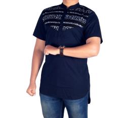bsg_Fashion1 Kemeja Polos Navy Long Line/ Kemeja Young Lex/Kemeja Coco/Kemeja Muslim/Baju Coco/Kemeja Flanel/Flanel Woll/Kemja Men/Kemeja Casual/Kemeja Distro/Kemeja Pantai/Kemeja Formal/Kemeja Pria/Kemeja Polos/Kemeja Batik PN 5392 Navy