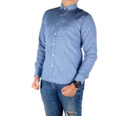 Bsg_Fashion1 Kemeja Pria Polos Oxford Lengan Panjang/Kemeja Polos/Kemeja Batik/Kemeja Casual/Kemeja Distro/Kemeja Jeans/Kemeja Denim/Kemeja Wol/Kemeja Pantai/Kemeja Flanel/Kemeja Panjang/Kemeja Songket/Kemeja Formal/Kemeja HEM GR 5235 biru