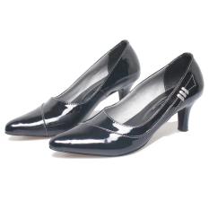 Bsm Soga Bkd 315 Sepatu Formal Wanita - Bahan Kulit - Cantik Dan Menarik(Hitam