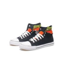 Bsm soga BLS 393 Sepatu Boots Kets/School Pria-Canvas-gaul dan keren terbaru 2017 (Hitam)