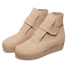 Bsm soga BSP 126 Sepatu Boots Casual Wanita-Sintetis-elegan terbaru 2017 (Cream)