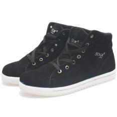 Bsm Soga Sepatu Casual Sneakers Skaters Sekolah Kuliah Kerja Distro BAR172 - Hitam